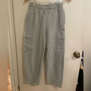TNA Light Gray Cargo Pants